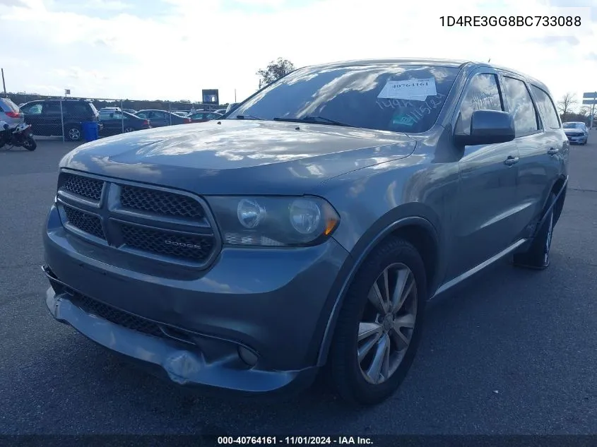 2011 Dodge Durango Heat VIN: 1D4RE3GG8BC733088 Lot: 40764161