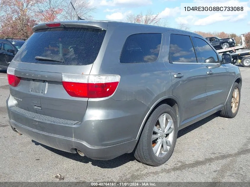 2011 Dodge Durango Heat VIN: 1D4RE3GG8BC733088 Lot: 40764161