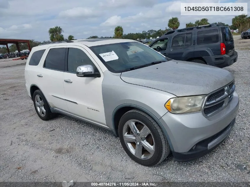 2011 Dodge Durango Citadel VIN: 1D4SD5GT1BC661308 Lot: 40784276