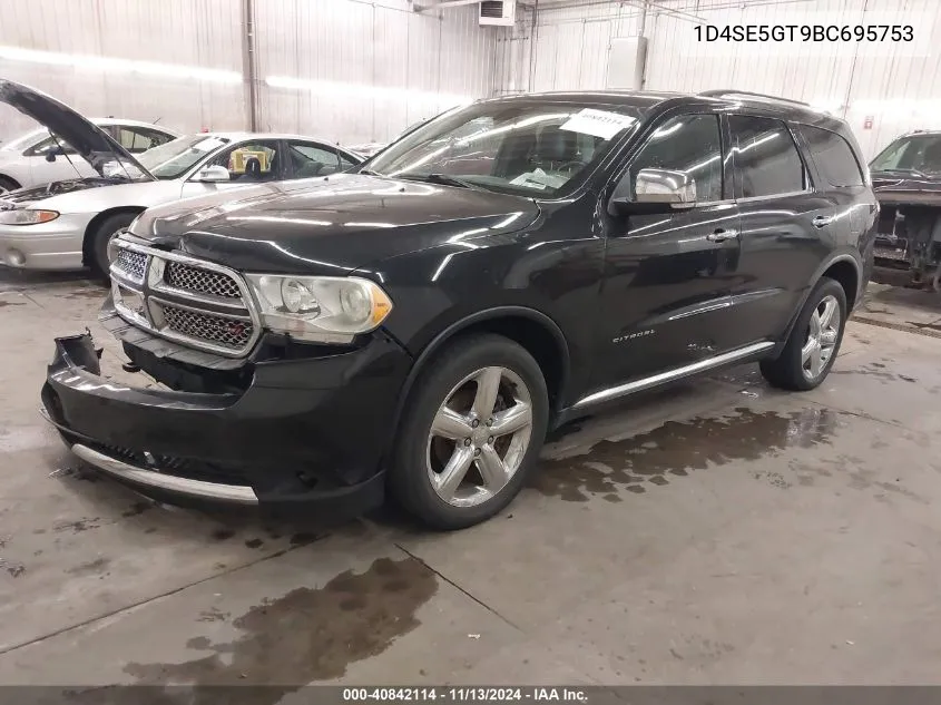 2011 Dodge Durango Citadel VIN: 1D4SE5GT9BC695753 Lot: 40842114