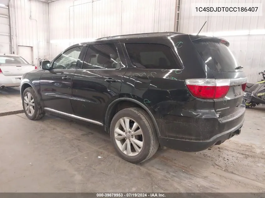 1C4SDJDT0CC186407 2012 Dodge Durango Crew