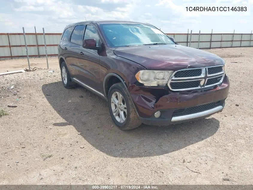 1C4RDHAG1CC146383 2012 Dodge Durango Sxt