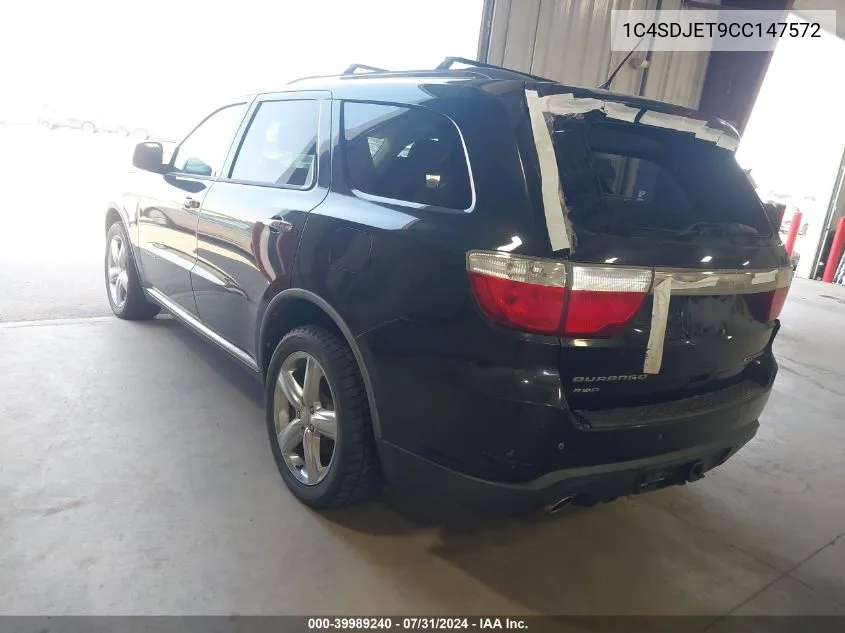 1C4SDJET9CC147572 2012 Dodge Durango Citadel