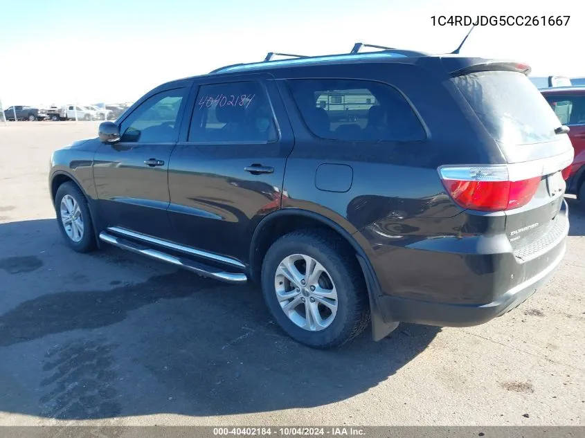 1C4RDJDG5CC261667 2012 Dodge Durango Crew