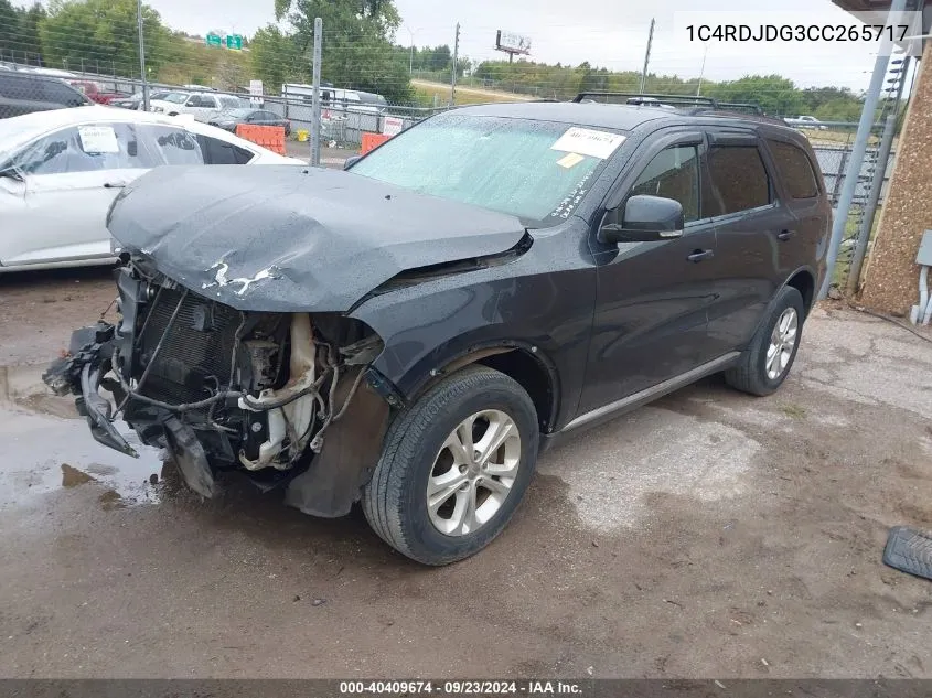 1C4RDJDG3CC265717 2012 Dodge Durango Crew