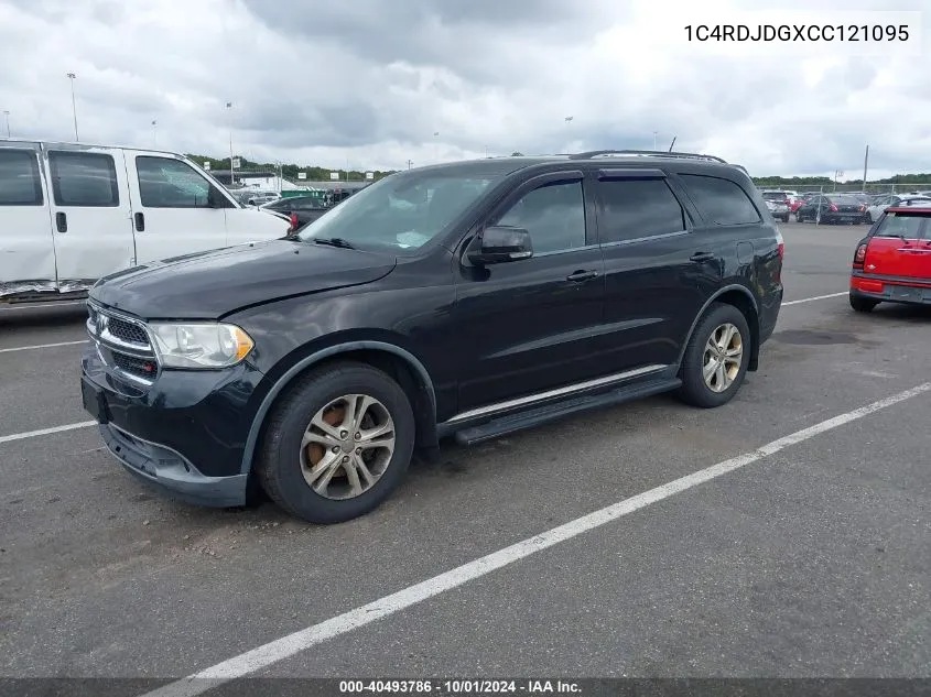 2012 Dodge Durango Crew VIN: 1C4RDJDGXCC121095 Lot: 40493786