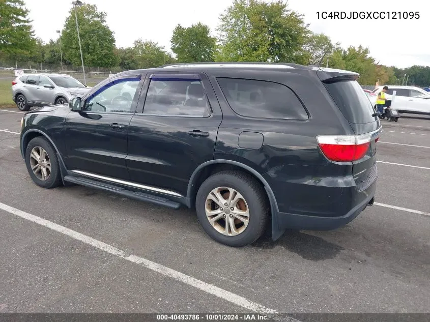 2012 Dodge Durango Crew VIN: 1C4RDJDGXCC121095 Lot: 40493786