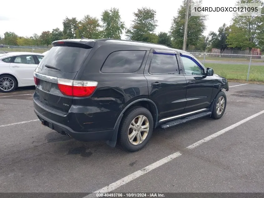 2012 Dodge Durango Crew VIN: 1C4RDJDGXCC121095 Lot: 40493786