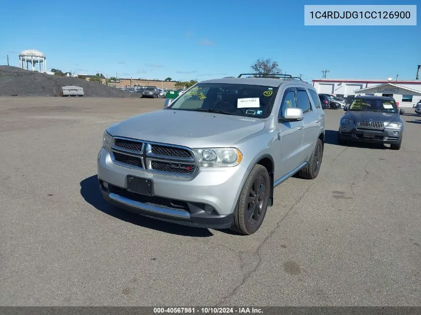 2012 Dodge Durango Crew VIN: 1C4RDJDG1CC126900 Lot: 40567981