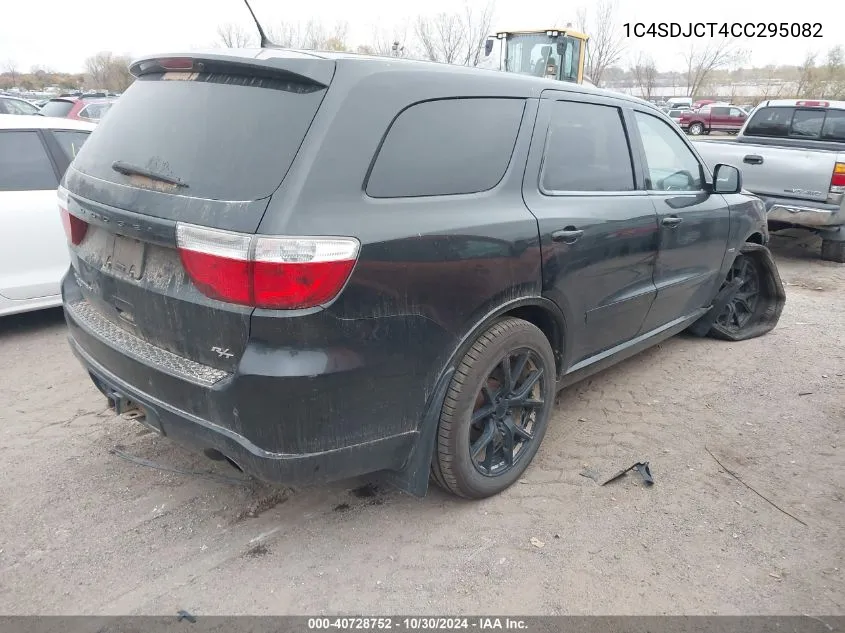 2012 Dodge Durango R/T VIN: 1C4SDJCT4CC295082 Lot: 40728752