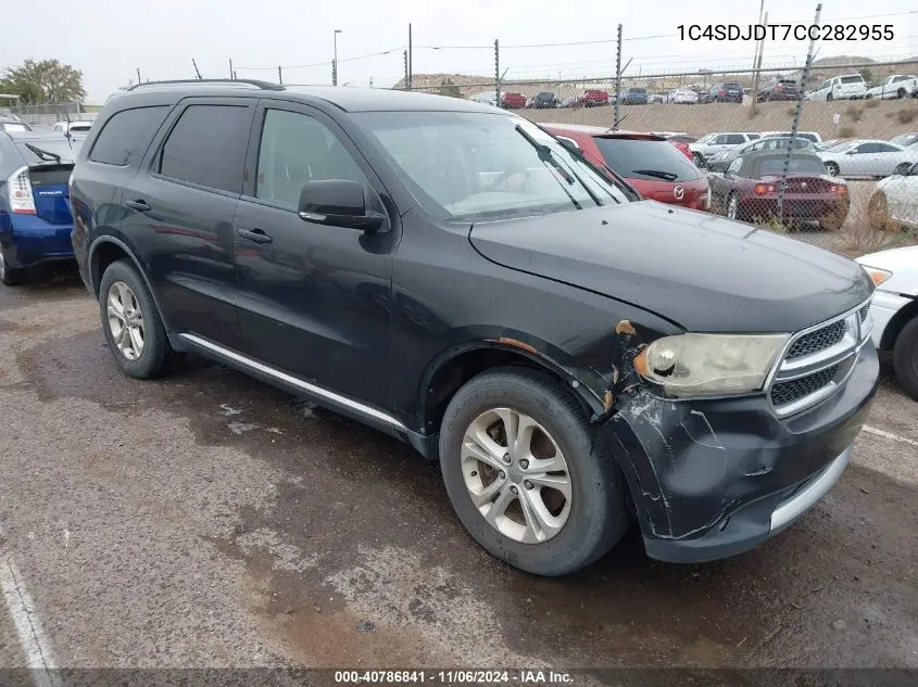 2012 Dodge Durango Crew VIN: 1C4SDJDT7CC282955 Lot: 40786841