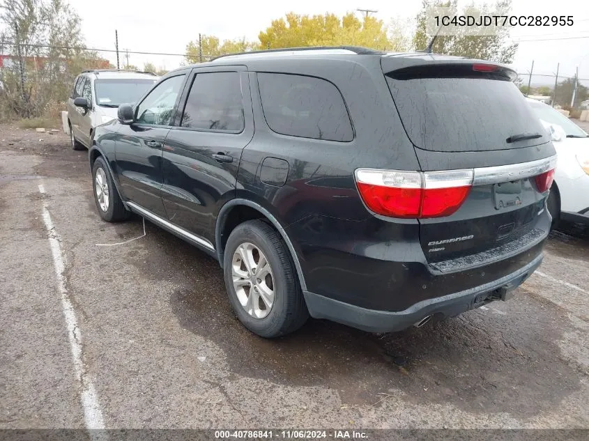 2012 Dodge Durango Crew VIN: 1C4SDJDT7CC282955 Lot: 40786841