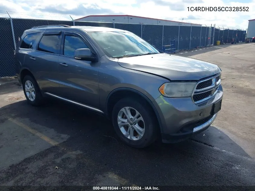 2012 Dodge Durango Crew VIN: 1C4RDHDG5CC328552 Lot: 40819344