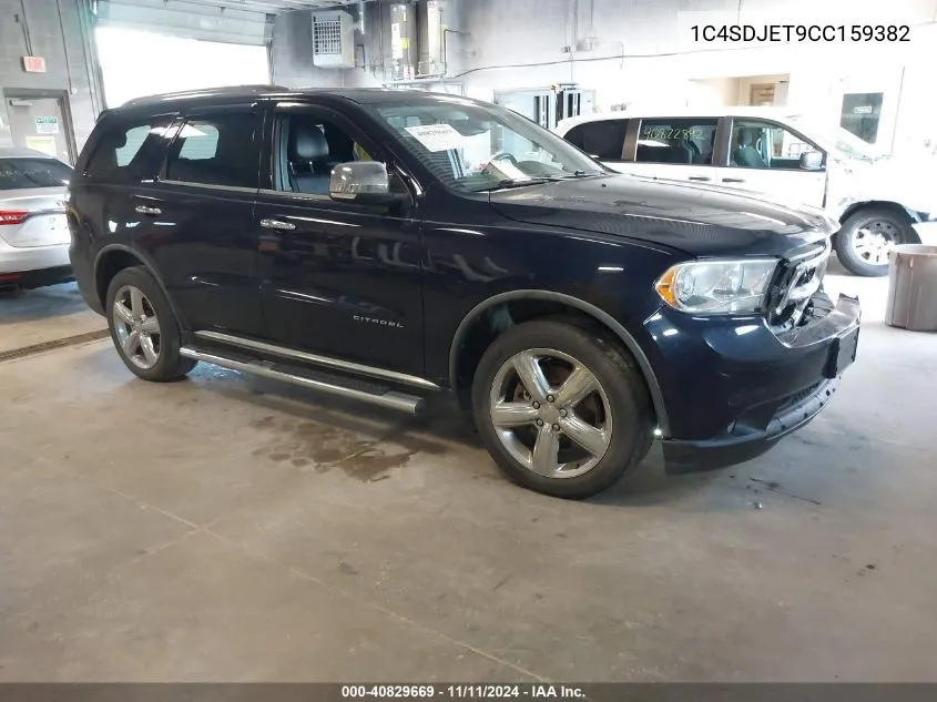 2012 Dodge Durango Citadel VIN: 1C4SDJET9CC159382 Lot: 40829669