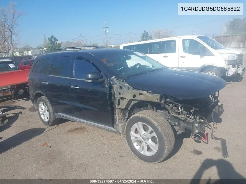 2013 Dodge Durango Crew VIN: 1C4RDJDG5DC685822 Lot: 39274587