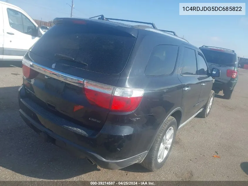 1C4RDJDG5DC685822 2013 Dodge Durango Crew