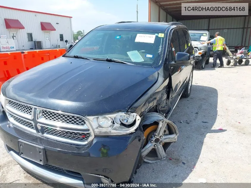 1C4RDHAG0DC684168 2013 Dodge Durango Sxt