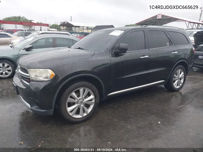 2013 Dodge Durango Crew VIN: 1C4RDJDGXDC665629 Lot: 39393131