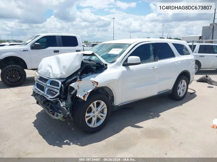 1C4RDHAG8DC673807 2013 Dodge Durango Sxt