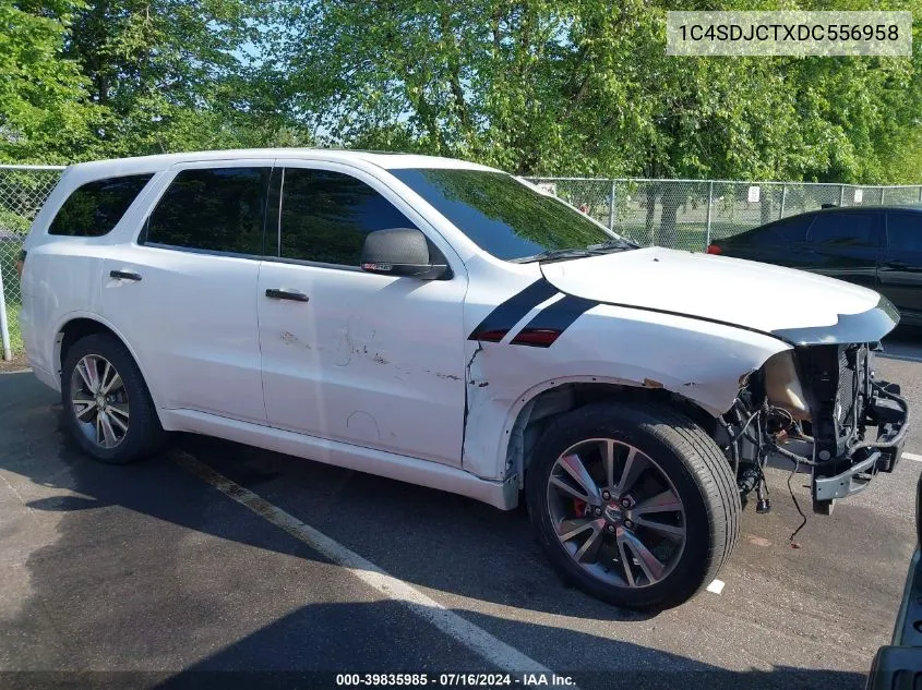 2013 Dodge Durango R/T VIN: 1C4SDJCTXDC556958 Lot: 39835985