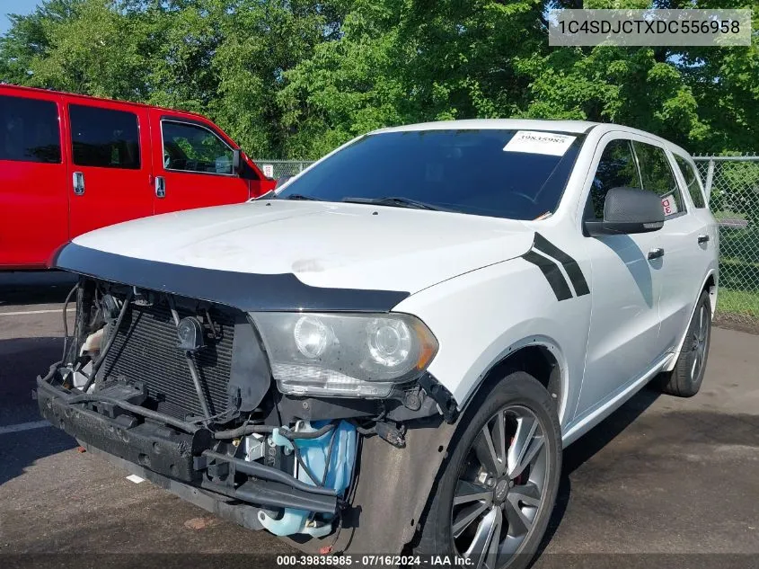 2013 Dodge Durango R/T VIN: 1C4SDJCTXDC556958 Lot: 39835985