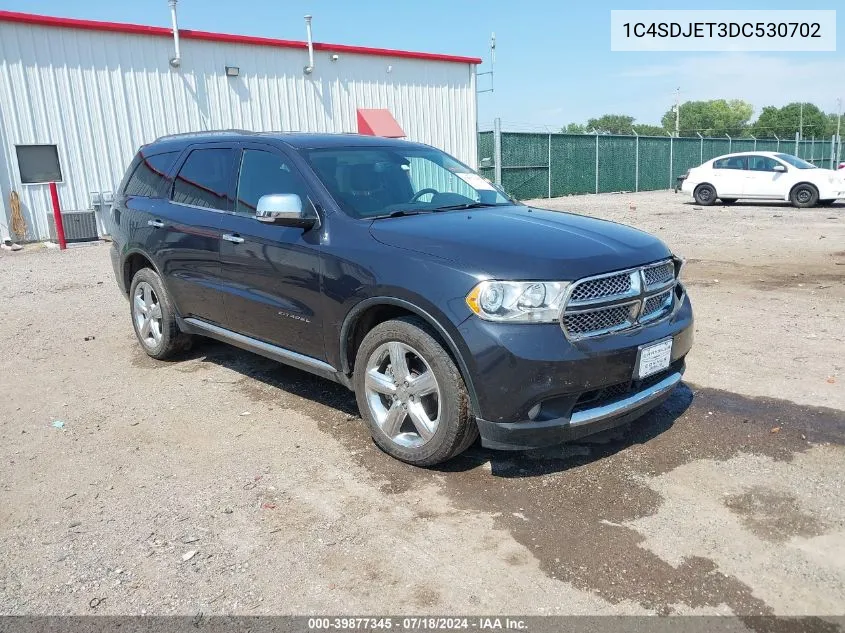 1C4SDJET3DC530702 2013 Dodge Durango Citadel