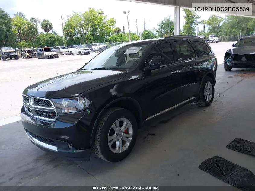 1C4RDHDG2DC5539 2013 Dodge Durango Crew