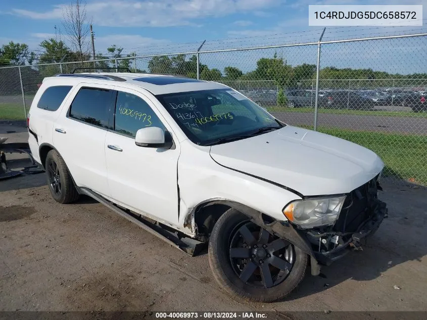 2013 Dodge Durango Crew VIN: 1C4RDJDG5DC658572 Lot: 40069973