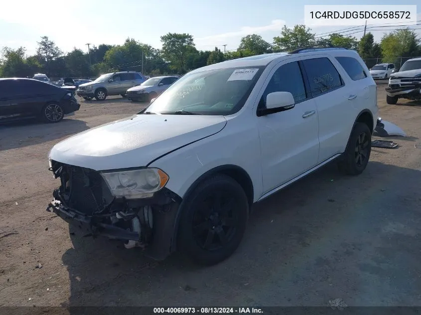 2013 Dodge Durango Crew VIN: 1C4RDJDG5DC658572 Lot: 40069973