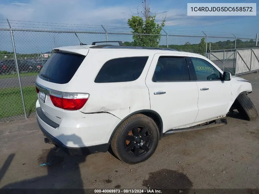 2013 Dodge Durango Crew VIN: 1C4RDJDG5DC658572 Lot: 40069973