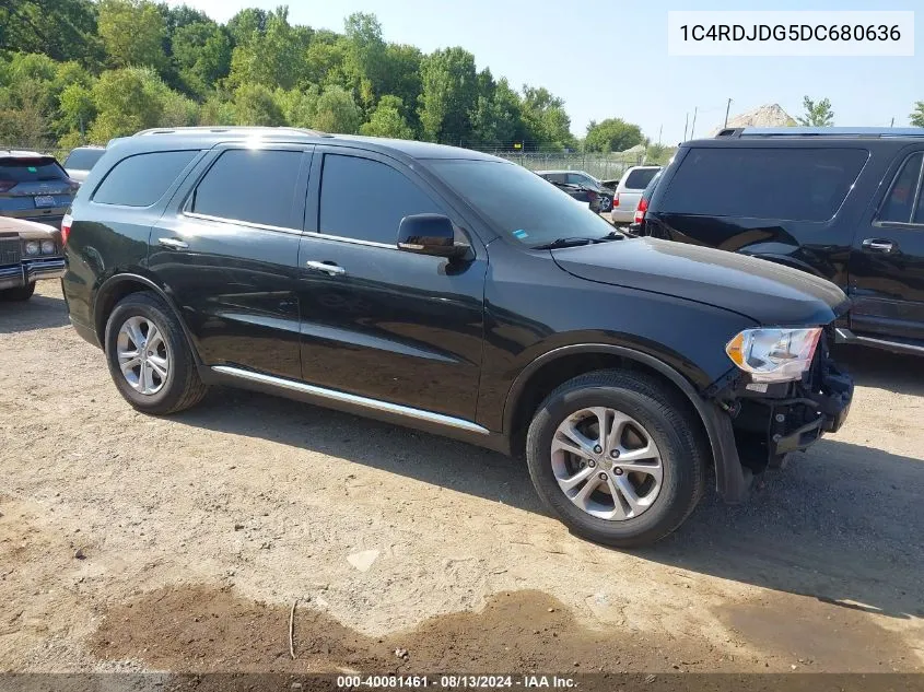 2013 Dodge Durango Crew VIN: 1C4RDJDG5DC680636 Lot: 40081461