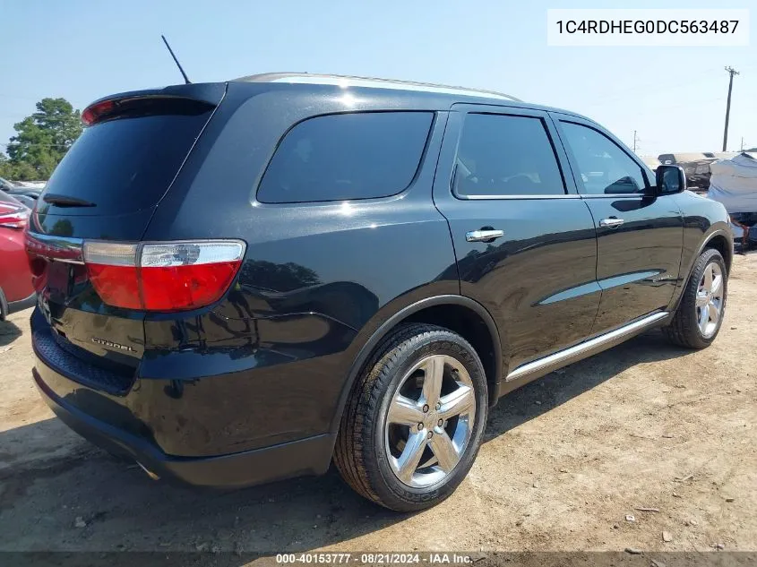 1C4RDHEG0DC563487 2013 Dodge Durango Citadel