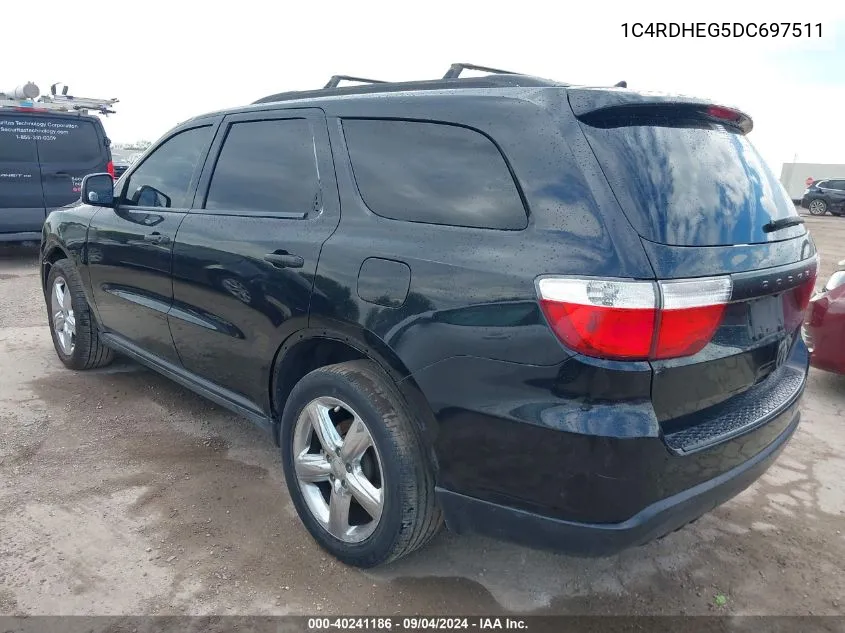 1C4RDHEG5DC697511 2013 Dodge Durango Citadel