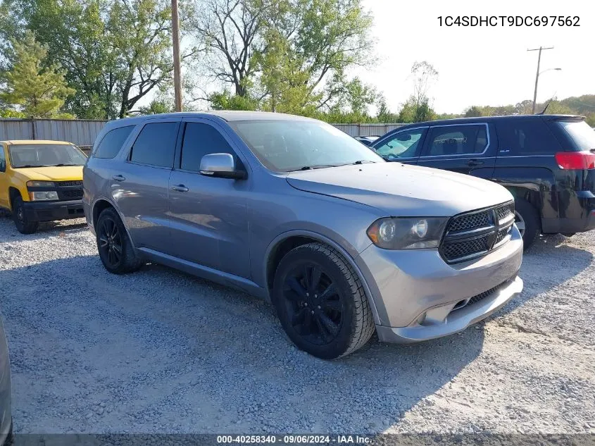 2013 Dodge Durango R/T VIN: 1C4SDHCT9DC697562 Lot: 40258340