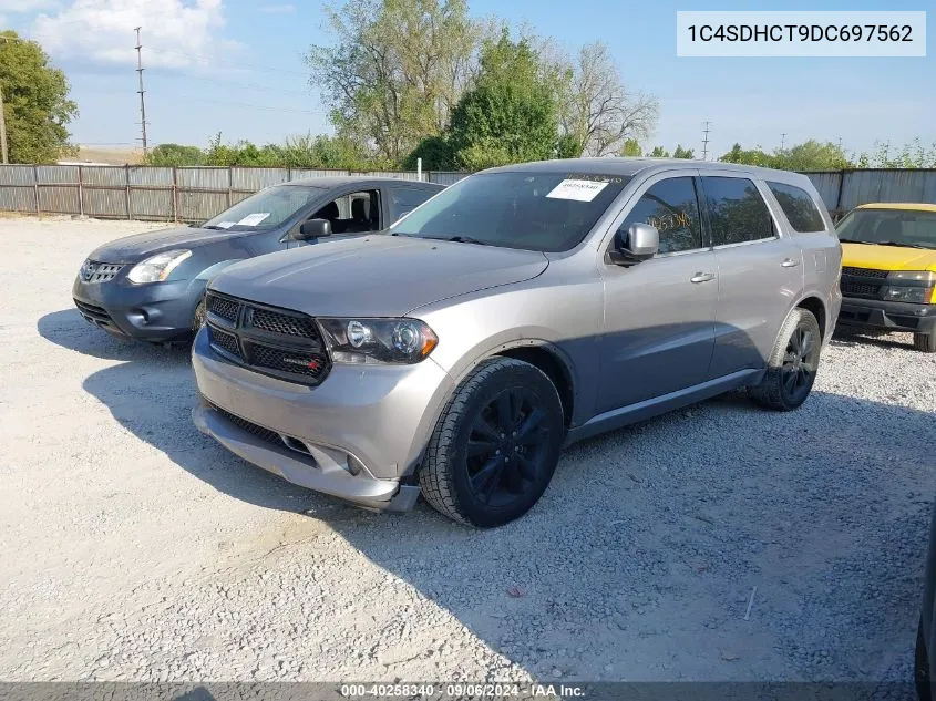 2013 Dodge Durango R/T VIN: 1C4SDHCT9DC697562 Lot: 40258340