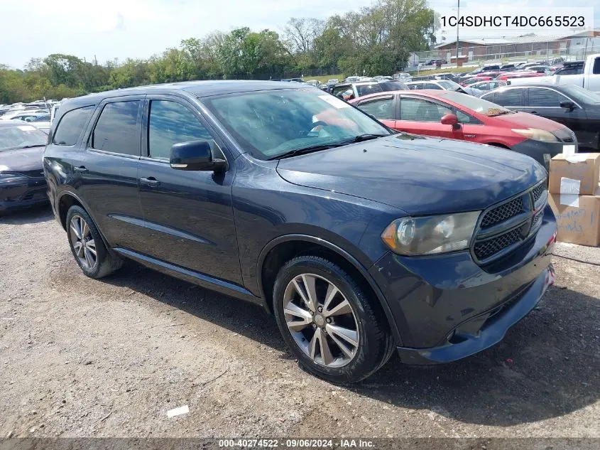 2013 Dodge Durango R/T VIN: 1C4SDHCT4DC665523 Lot: 40274522