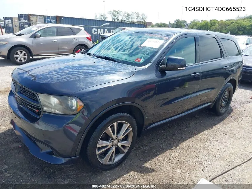 2013 Dodge Durango R/T VIN: 1C4SDHCT4DC665523 Lot: 40274522