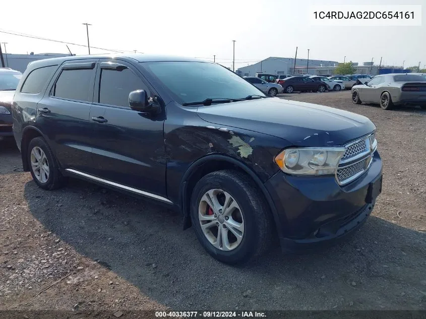 2013 Dodge Durango Sxt VIN: 1C4RDJAG2DC654161 Lot: 40336377