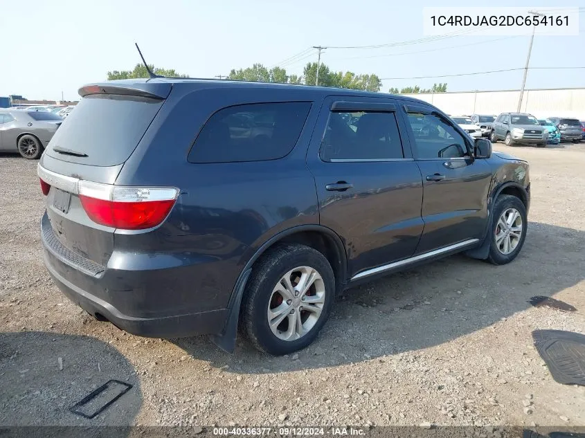 1C4RDJAG2DC654161 2013 Dodge Durango Sxt