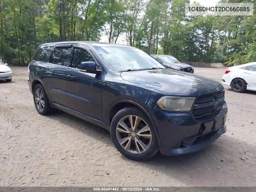 2013 Dodge Durango R/T VIN: 1C4SDHCT2DC660885 Lot: 40341443