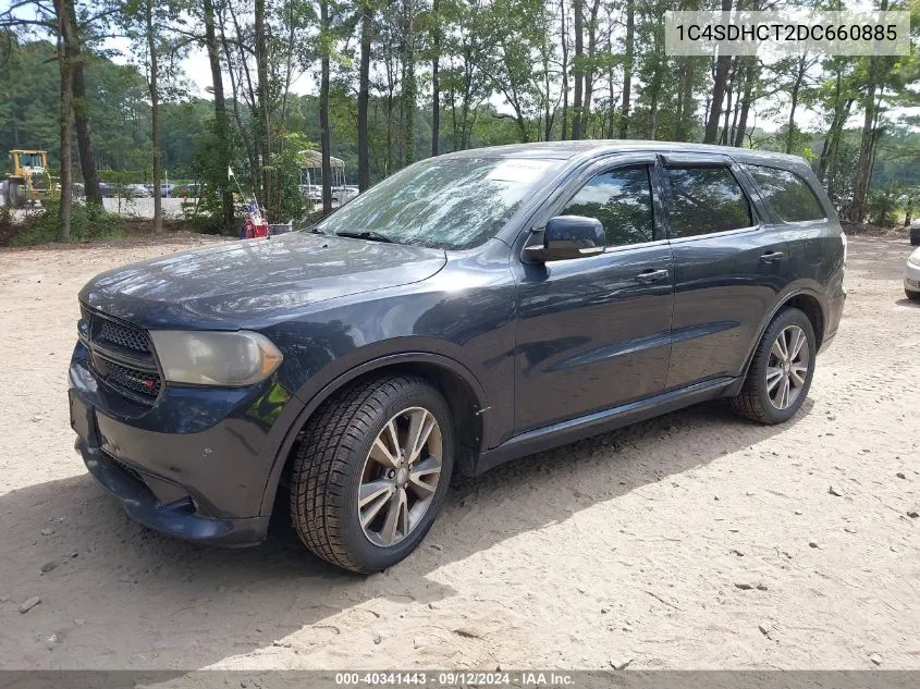 2013 Dodge Durango R/T VIN: 1C4SDHCT2DC660885 Lot: 40341443