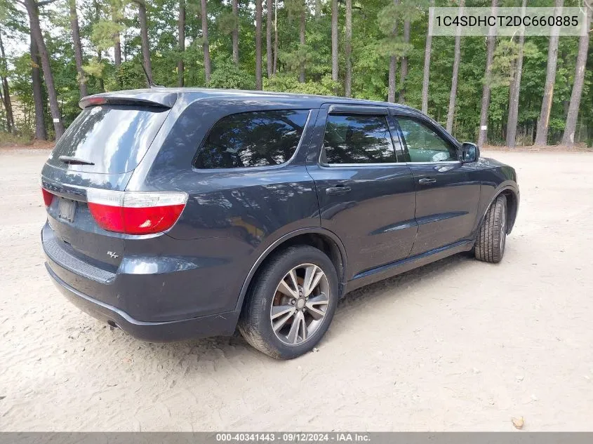 2013 Dodge Durango R/T VIN: 1C4SDHCT2DC660885 Lot: 40341443