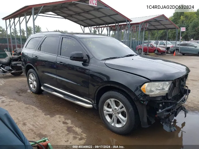 1C4RDJAG2DC632824 2013 Dodge Durango Sxt