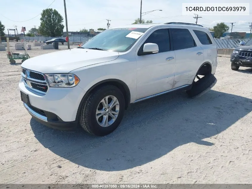 2013 Dodge Durango Crew VIN: 1C4RDJDG1DC693979 Lot: 40357050