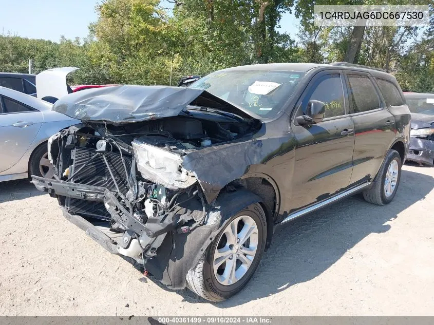 1C4RDJAG6DC667530 2013 Dodge Durango Sxt