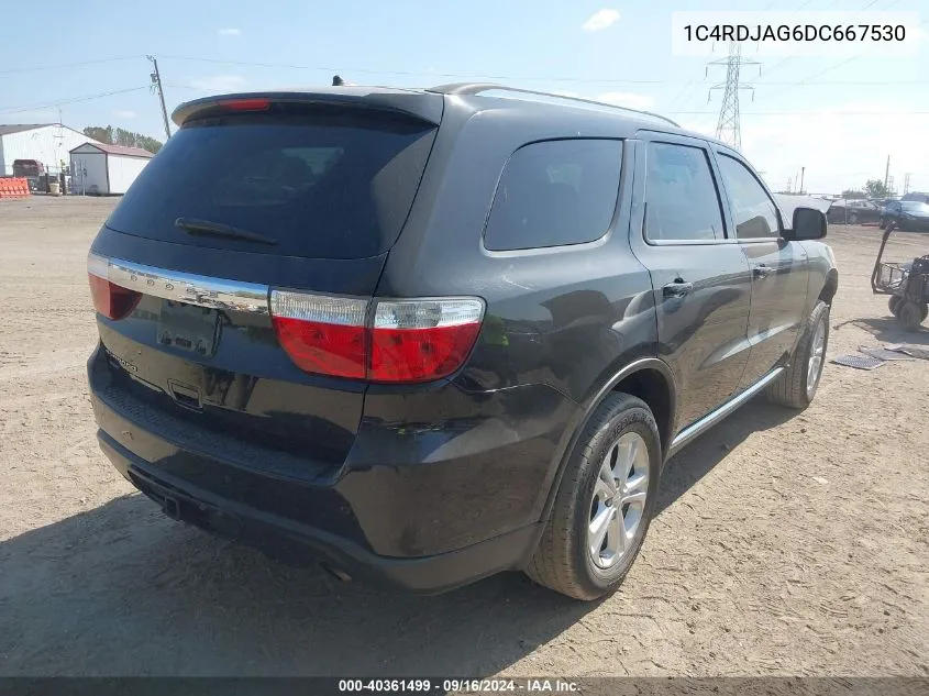 1C4RDJAG6DC667530 2013 Dodge Durango Sxt