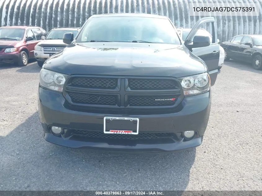 2013 Dodge Durango Sxt VIN: 1C4RDJAG7DC575391 Lot: 40379863