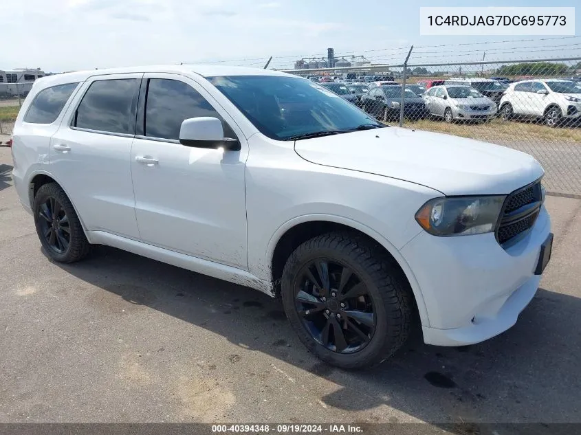 1C4RDJAG7DC695773 2013 Dodge Durango Sxt