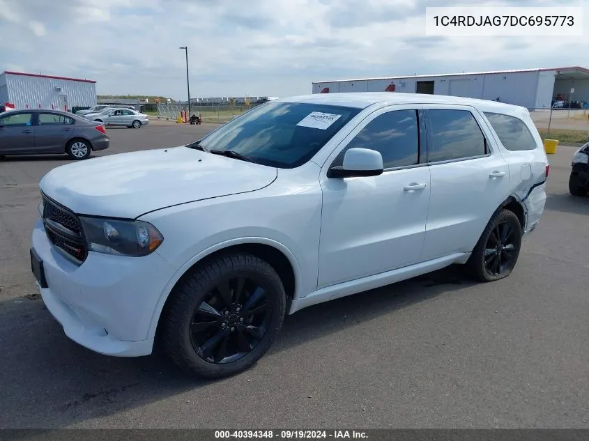 1C4RDJAG7DC695773 2013 Dodge Durango Sxt