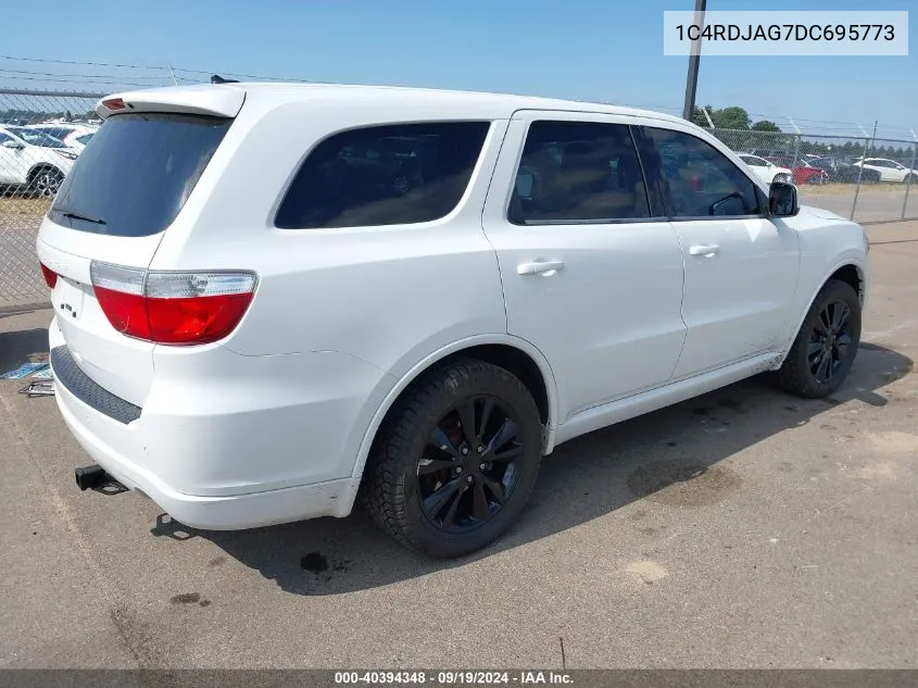 1C4RDJAG7DC695773 2013 Dodge Durango Sxt